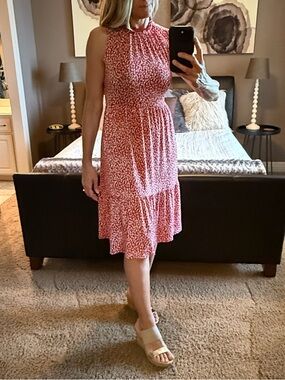 Floral knee length dress